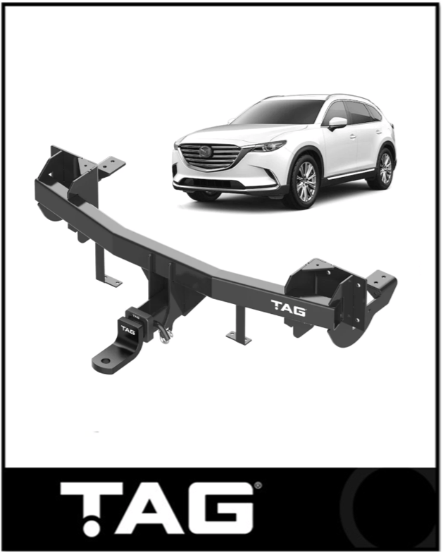 TAG TOWBAR & DIRECT WIRING KIT (2000KG) FITS MAZDA CX-9 TB 12/2007-6/2016 (T4M563-K201)