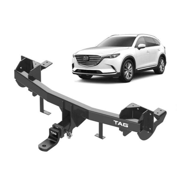 TAG TOWBAR & DIRECT WIRING KIT (2000KG) FITS MAZDA CX-9 TB 12/2007-6/2016 (T4M563-K201)