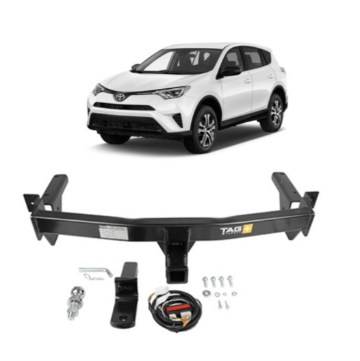 TAG HEAVY DUTY TOWBAR & WIRING KIT (1500KG) FITS TOYOTA RAV4 ALA49R 12/2012-12/2018 (T4T599-K202)