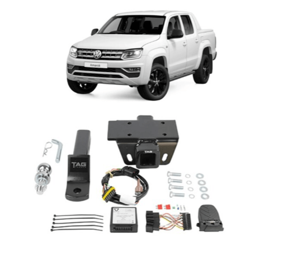 TAG TOWBAR KIT (3000KG) FITS VOLKSWAGEN AMAROK 2H 9/2010-ON WITH STEP (T7P673-K101)