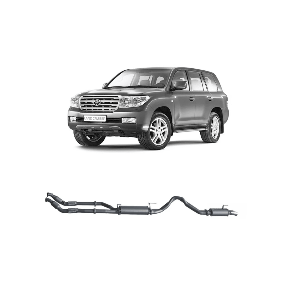 REDBACK 3" 409 STAINLESS STEEL TURBO BACK EXHAUST SYSTEM FITS TOYOTA LANDCRUISER VDJ200R 4.5L V8 2007-2015