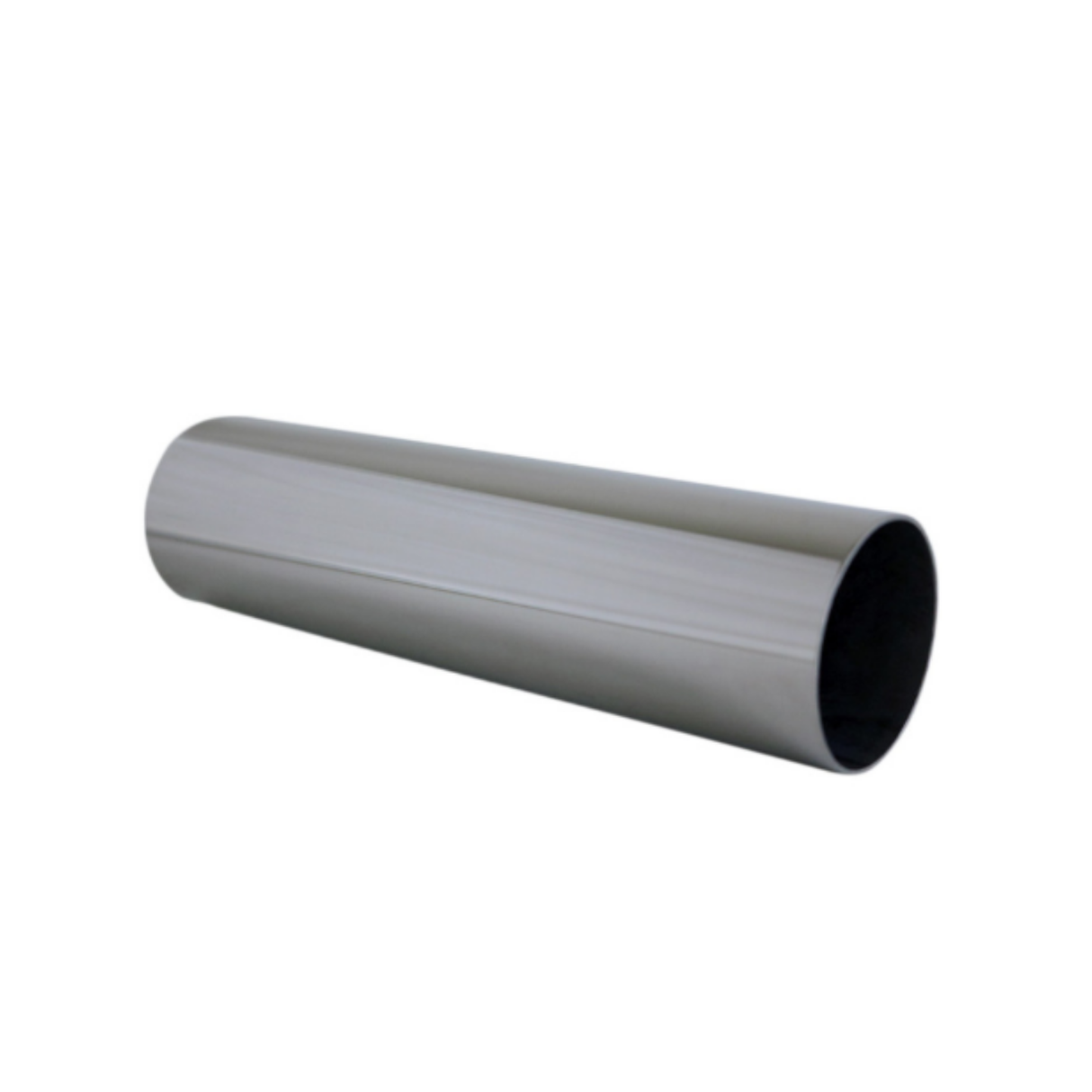 STRAIGHT CUT STAINLESS STEEL EXHAUST TIP - 2" INLET - 2 1/8" OUTLET (8" LONG)