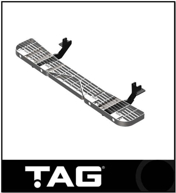 TAG HIGH CLEARANCE REAR STEP FITS TOYOTA HIACE GDH320R VAN 1/2019-ON (TST885-K010)