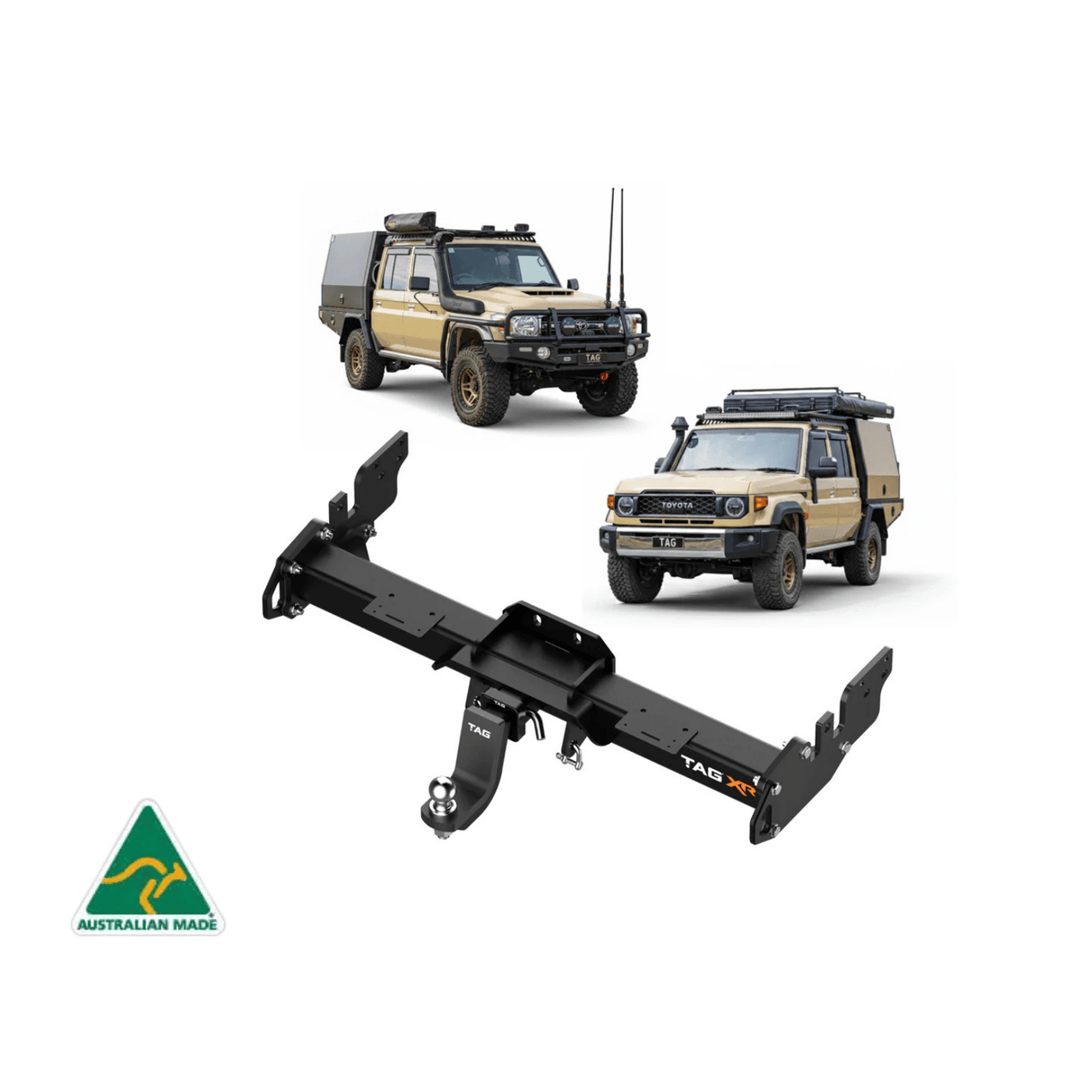 TAG XR EXTREME RECOVERY TOWBAR (3500KG) FITS TOYOTA LANDCRUISER VDJ79R 8/2012-2025 (TXR793)