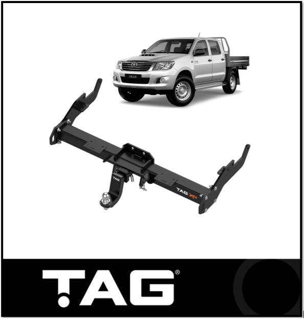 TAG XR EXTREME RECOVERY TOWBAR (3500KG) FITS TOYOTA HILUX KUN26R 3/2005-9/2015 (TXR815)