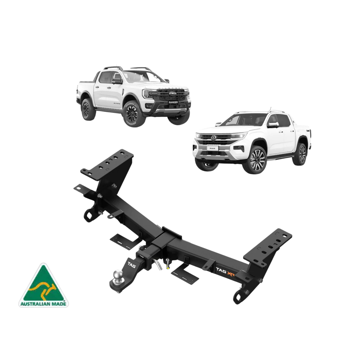 TAG XR EXTREME RECOVERY TOWBAR (3500KG) FITS FORD RANGER NEXT GEN T6.2 STYLESIDE MODELS 6/2022-ON