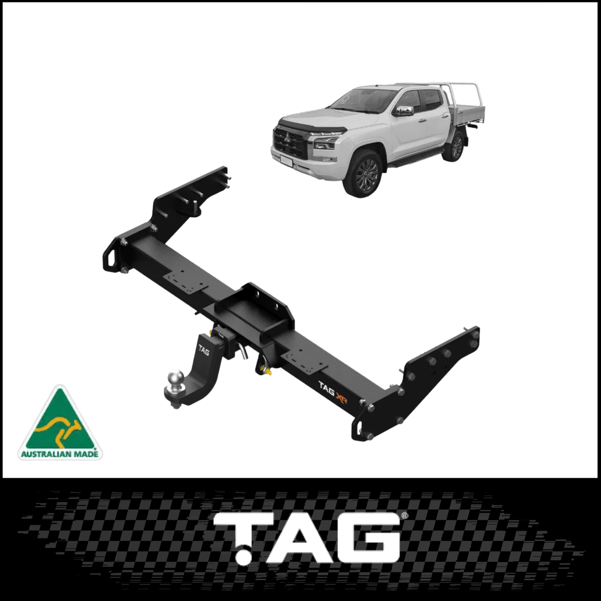 TAG XR EXTREME RECOVERY TOWBAR (3500KG) FITS MITSUBISHI TRITON MV TRAYBACK 12/2023-ON (TXR865)