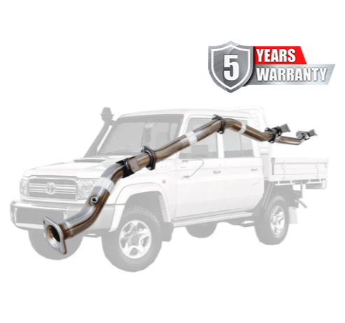 PERFORM-EX 3" STAINLESS STEEL DPF BACK EXHAUST SYSTEM FITS TOYOTA LANDCRUISER VDJ79R 4.5L V8 2016-2025