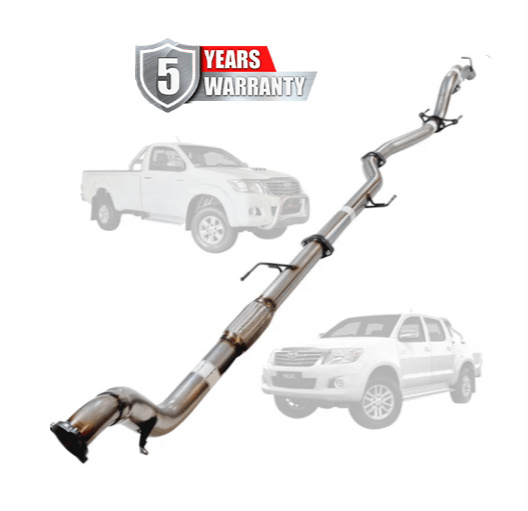 PERFORM-EX 3" STAINLESS STEEL TURBO BACK EXHAUST SYSTEM FITS TOYOTA HILUX KUN26R 3.0L 4CYL 2005-2015