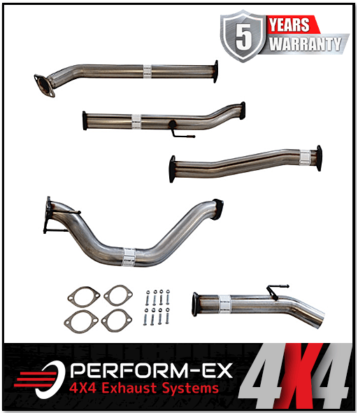 PERFORM-EX 3" STAINLESS STEEL DPF BACK EXHAUST SYSTEM FITS TOYOTA HILUX GUN126R 2.8L 4CYL 2015-ON
