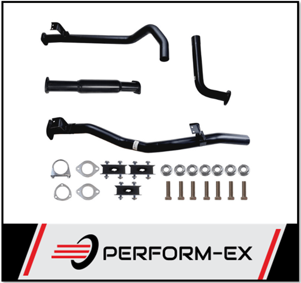 PERFORM-EX 2 1/2" EXHAUST WITH HOTDOG FITS TOYOTA LANDCRUISER HZJ79R 1999-2007