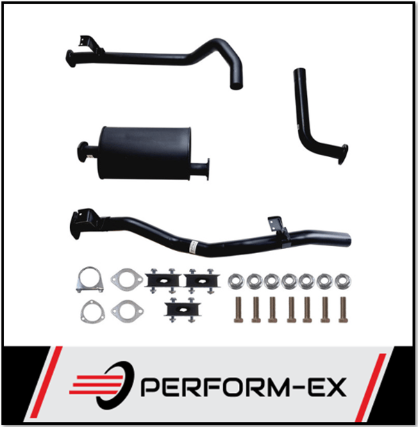 PERFORM-EX 2 1/2" EXHAUST WITH MUFFLER FITS TOYOTA LANDCRUISER HZJ79R 1999-2007
