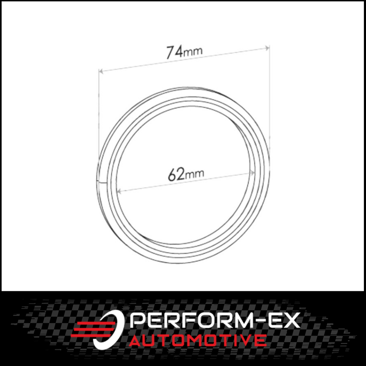 EXHAUST FLANGE GASKET TO SUIT TOYOTA (TYG104)