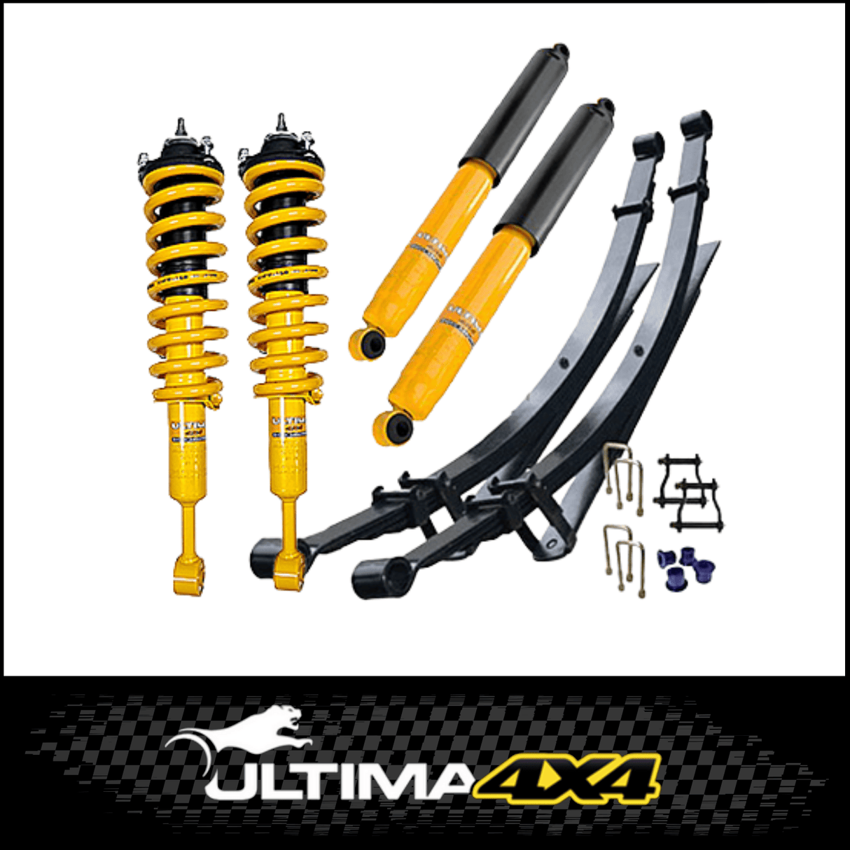 ULTIMA 4X4 2" (50MM) SUSPENSION LIFT KIT FITS TOYOTA HILUX GUN126R N80 2015-ON
