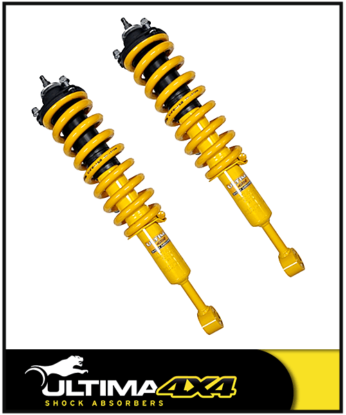 ULTIMA 4X4 COMPLETE FRONT STRUTS (PAIR) FITS ISUZU D-MAX TF 4WD 2012-2020