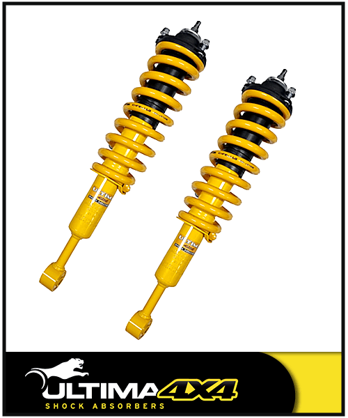 ULTIMA 4X4 COMPLETE FRONT STRUTS (PAIR) FITS TOYOTA HILUX GUN126R N80 1/2015-ON