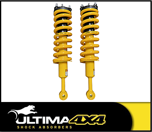 ULTIMA 4X4 COMPLETE FRONT STRUTS (PAIR) FITS FORD RANGER NEXT GEN 4CYL 4WD 6/2022-ON