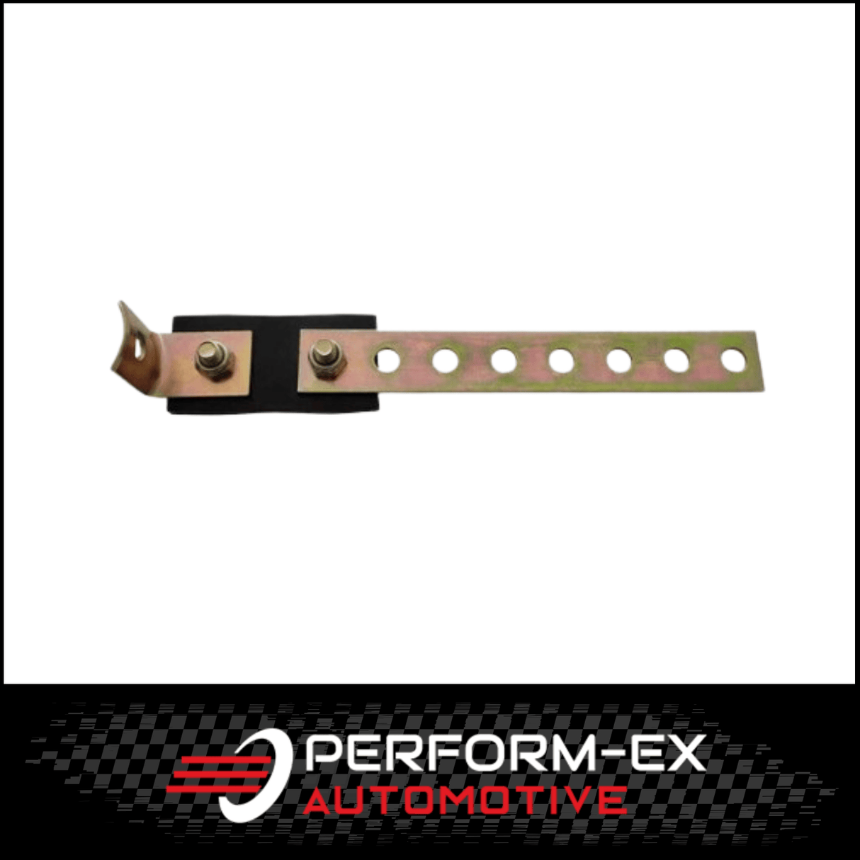 UNIVERSAL EXHAUST BRACKET RUBBER STRAP / PERFORATED STRIP (UNB001)