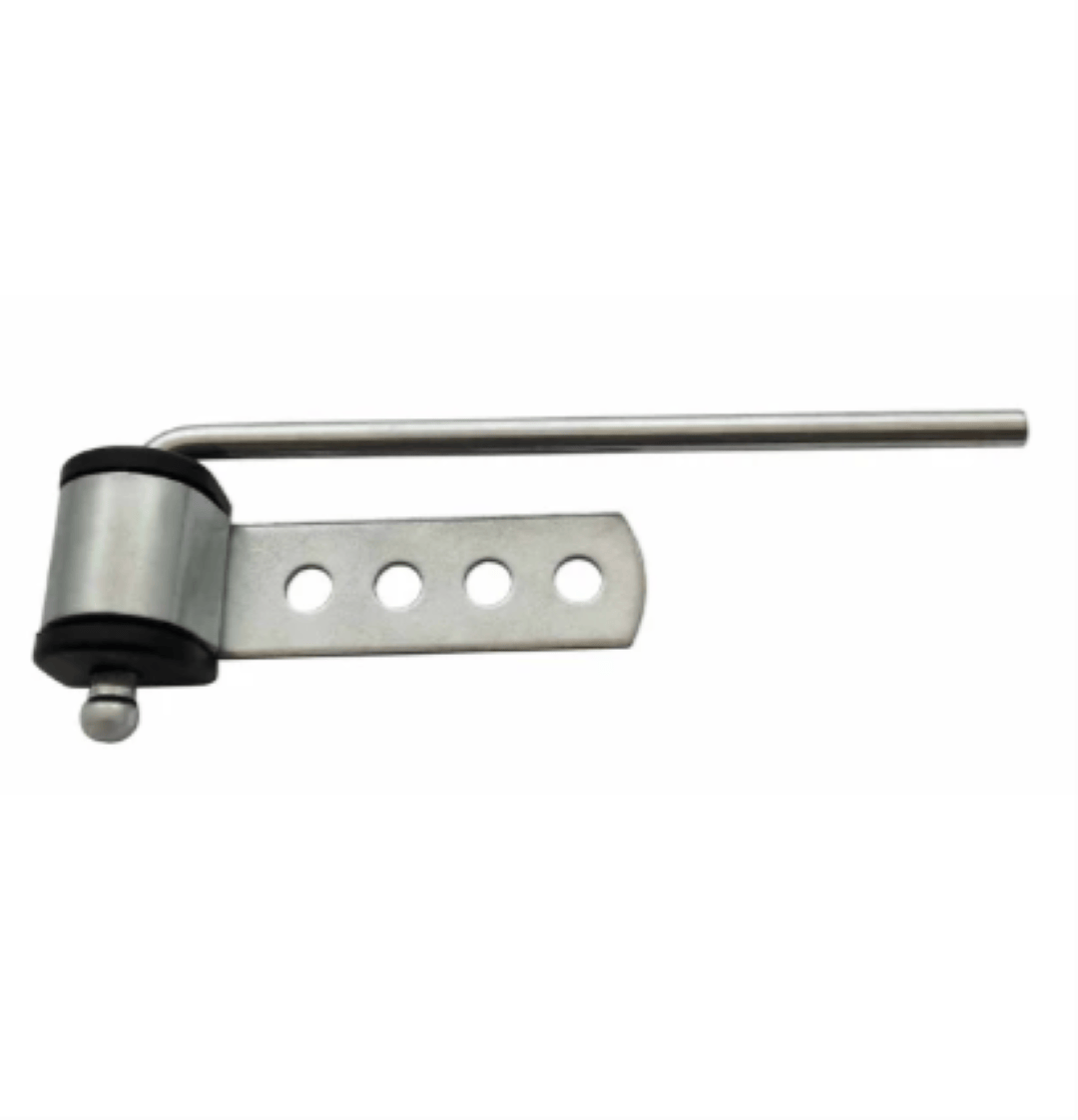 UNIVERSAL EXHAUST SWIVEL BRACKET 4 HOLES 8MM ROD (ZINC PLATED)