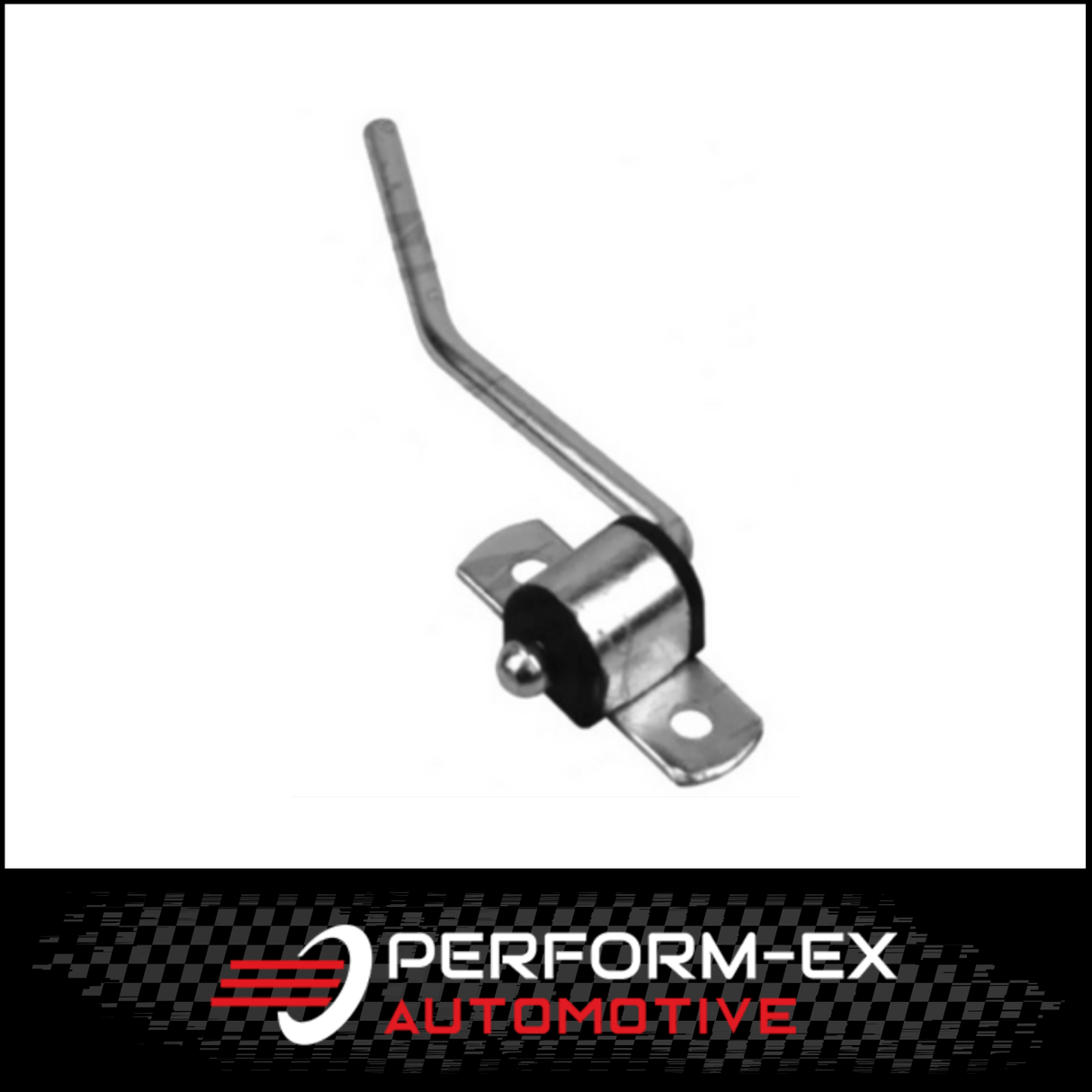 UNIVERSAL EXHAUST SWIVEL BRACKET 2 HOLES 10MM ROD (ZINC PLATED)
