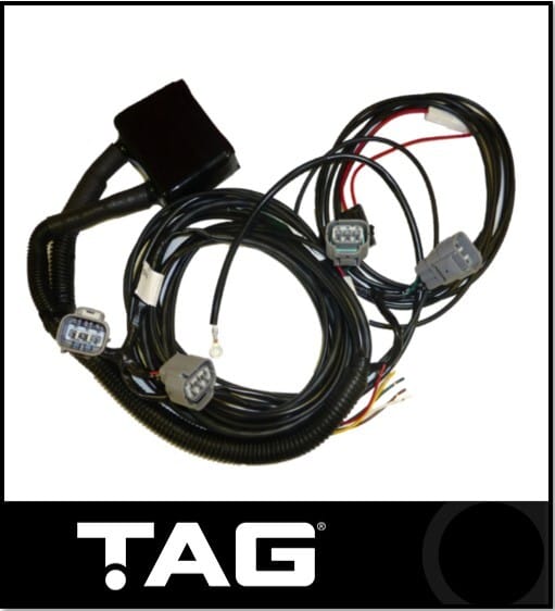 DIRECT FIT TOWBAR WIRING HARNESS WITH ECU FITS TOYOTA HILUX GUN123R 5/15-12/17