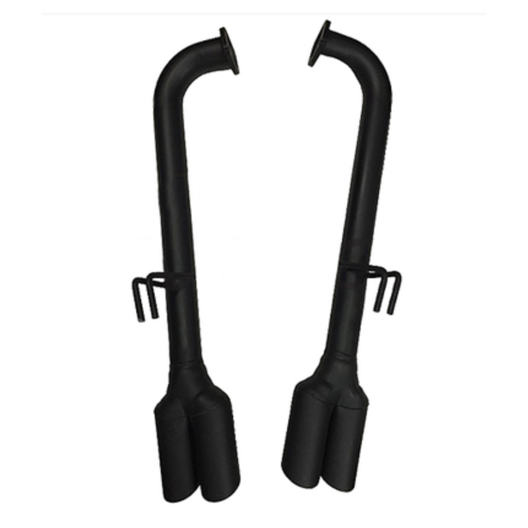 HOLDEN COMMODORE VE/VF SEDAN/WAGON SS/SV6 2 1/2" TAILPIPES WITH BLACK TIPS
