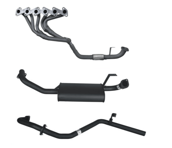 2.5" EXTRACTORS & EXHAUST SYSTEM FITS TOYOTA LANDCRUISER HZJ80R 1/1990-12/1997