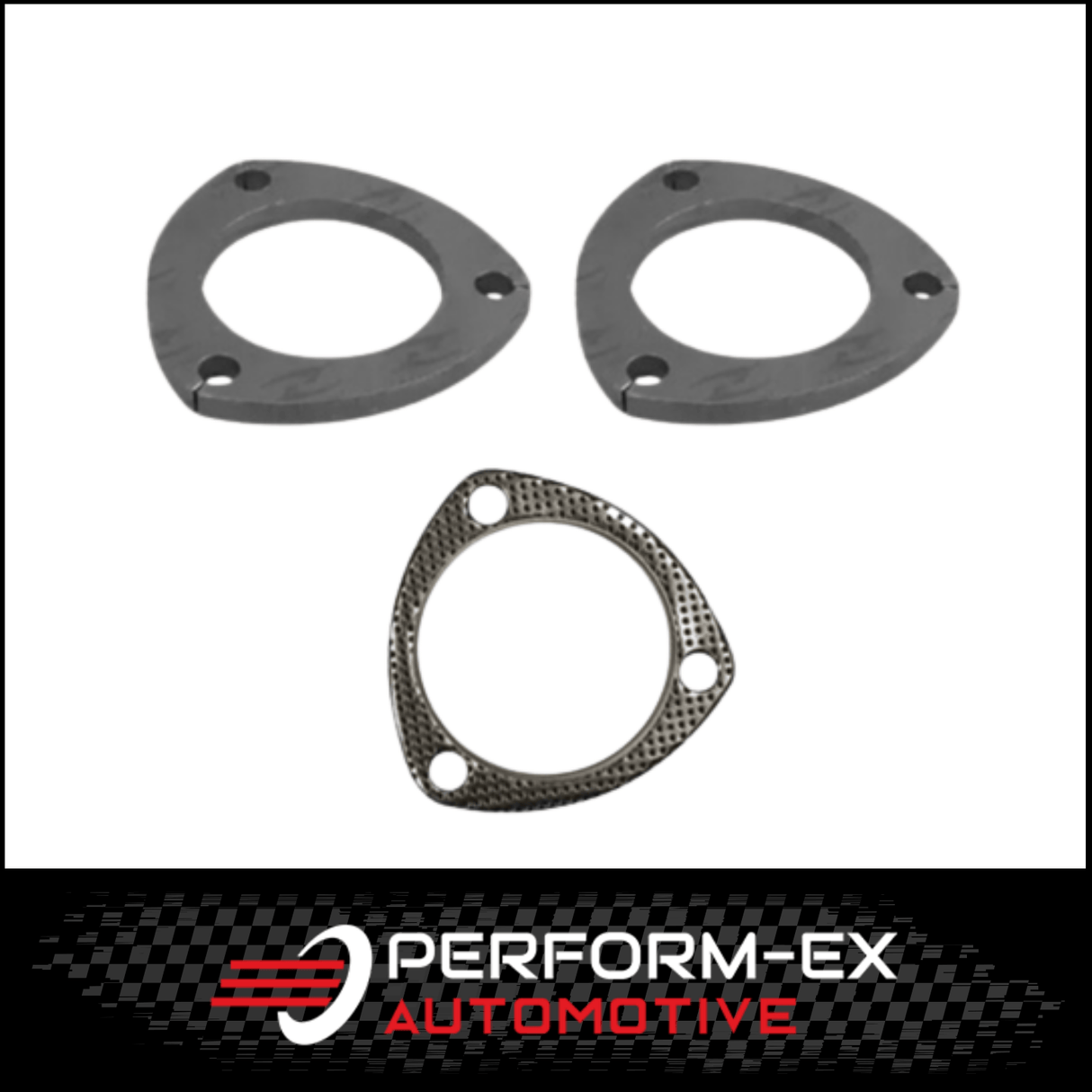 2" (51MM) X 3 BOLT FLANGE PLATE KIT (MILD STEEL)