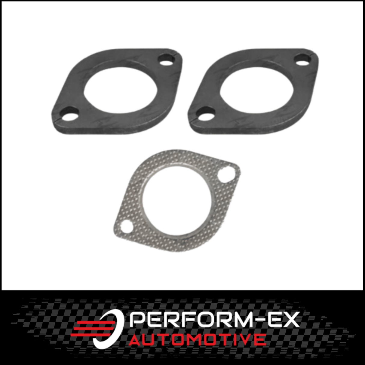 2" (51MM) X 2 BOLT FLANGE PLATE KIT (MILD STEEL)
