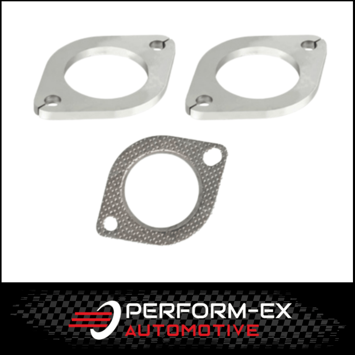 2.5" (63MM) X 2 BOLT FLANGE PLATE KIT (STAINLESS STEEL)