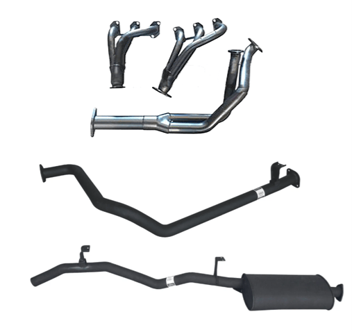 2.5" EXTRACTORS & EXHAUST FITS TOYOTA LANDCRUISER HZJ75R 4.2L DIESEL UTE 1990-1999