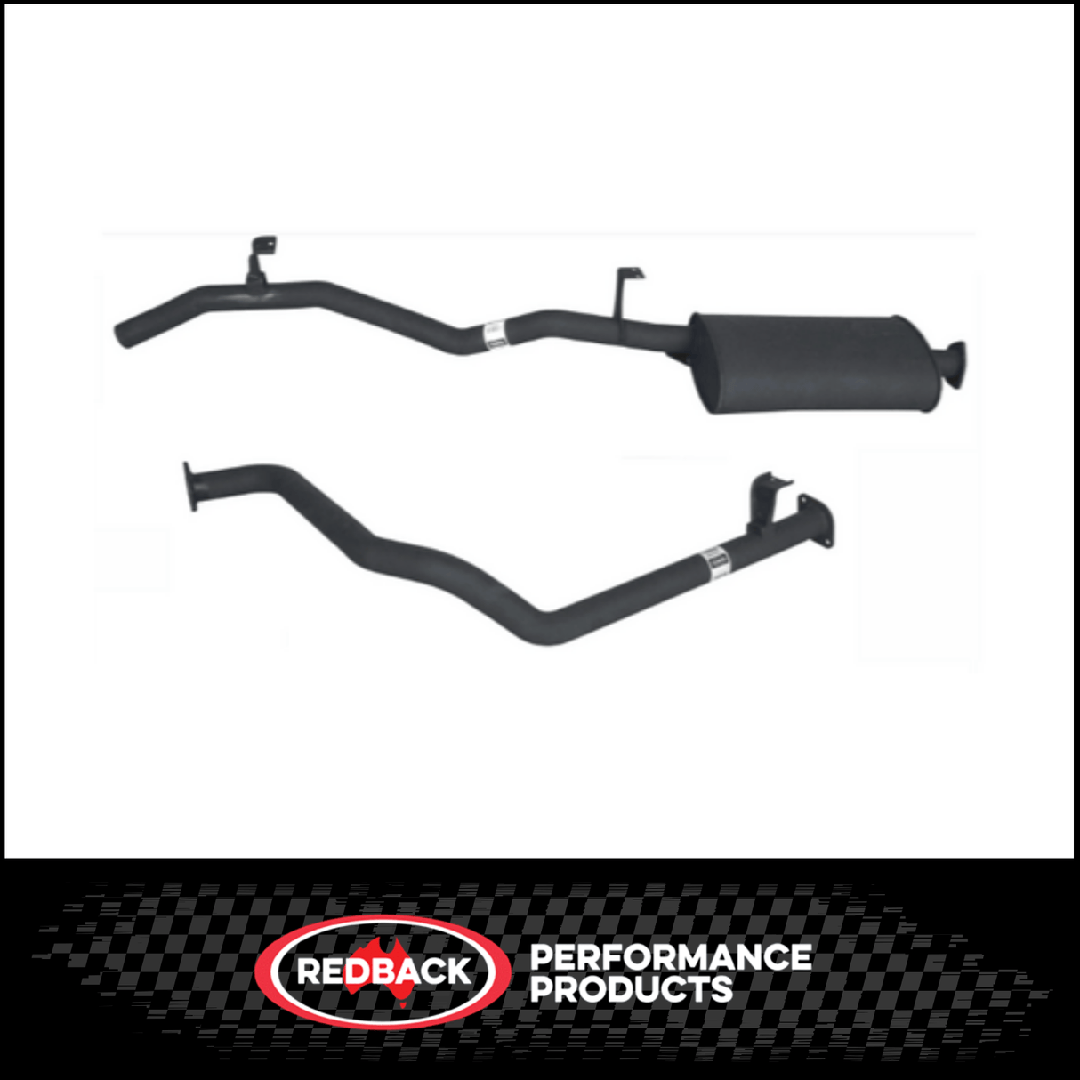 REDBACK 2.5" EXHAUST SYSTEM FITS TOYOTA LANDCRUISER HZJ75R 4.2L 1HZ DIESEL UTE 1990-1999