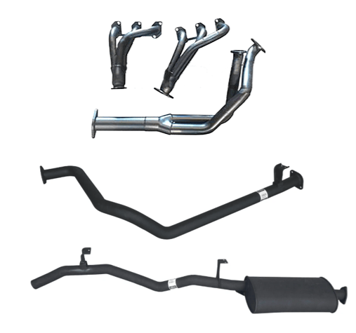 2 1/2" EXTRACTORS/EXHAUST FITS TOYOTA LANDCRUISER HZJ75R 4.2L DIESEL TROOP 90-99