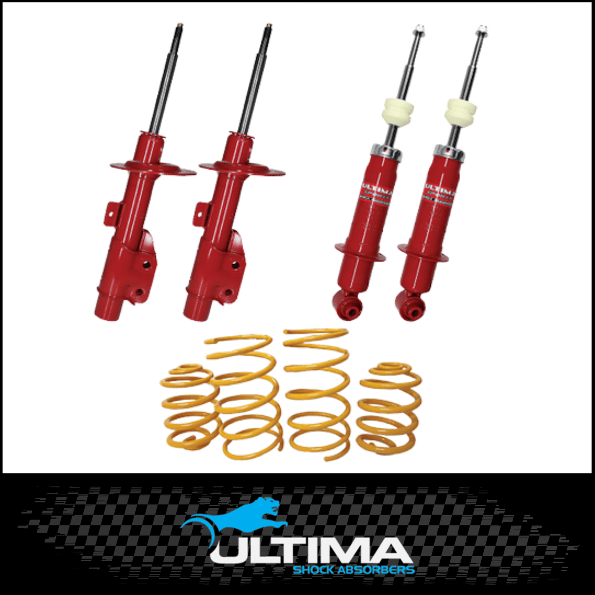 ULTIMA GT SPORT SUPER LOW SUSPENSION KIT FITS HOLDEN COMMODORE VE V8 WAGON 2006-2013