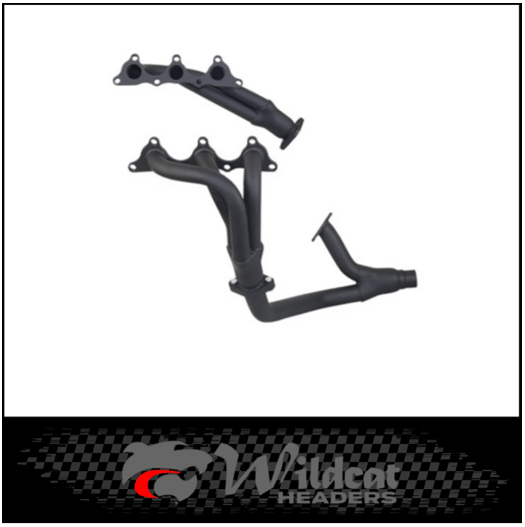 WILDCAT EXTRACTORS HEADERS FITS MITSUBISHI TRITON MK 3.0L 6G72 V6 PETROL 2WD 4WD 1996-2004 (WILD124)