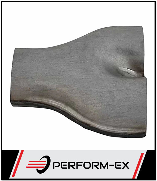 Y-PIPE PRESSED COLLECTOR - SINGLE 2.5" (63MM) INTO DUAL 2.5" (63MM)
