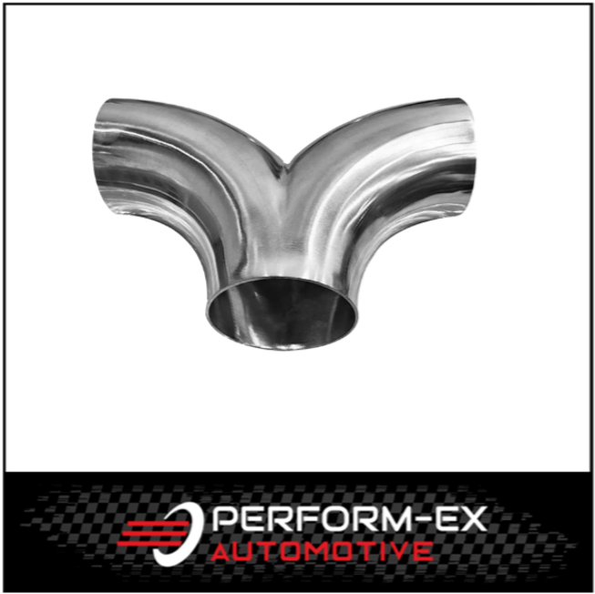 PERFORM-EX 4" (101MM) 304 STAINLESS STEEL Y-PIPE (YP400-304TB)