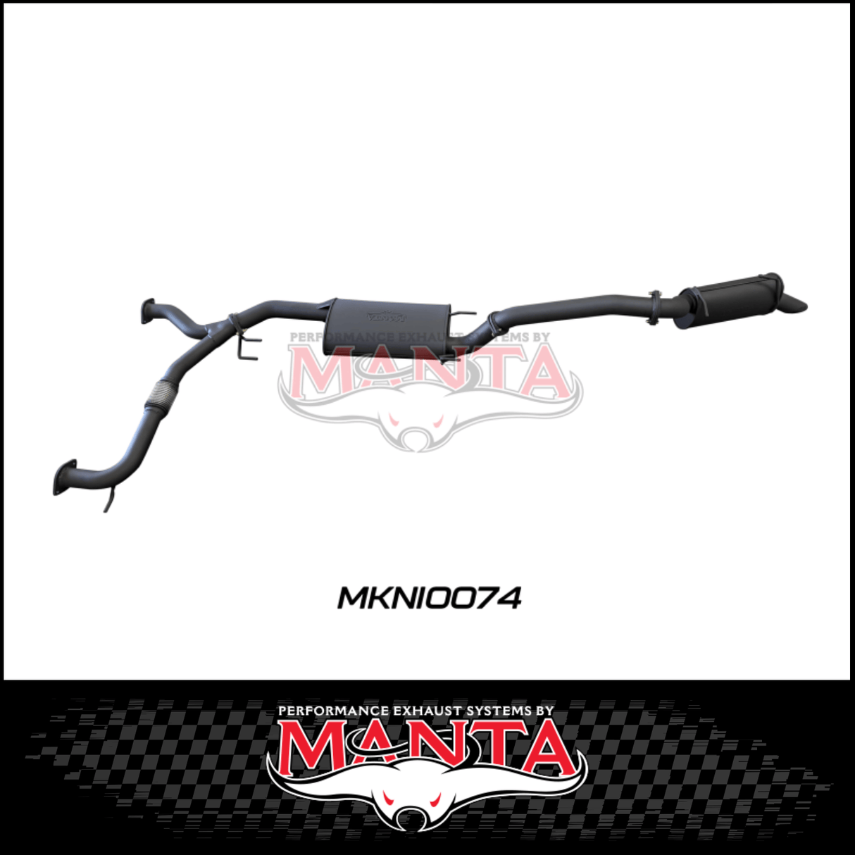 MANTA 3" CAT BACK EXHAUST SYSTEM FITS NISSAN PATROL Y62 5.6L V8 2012-ON