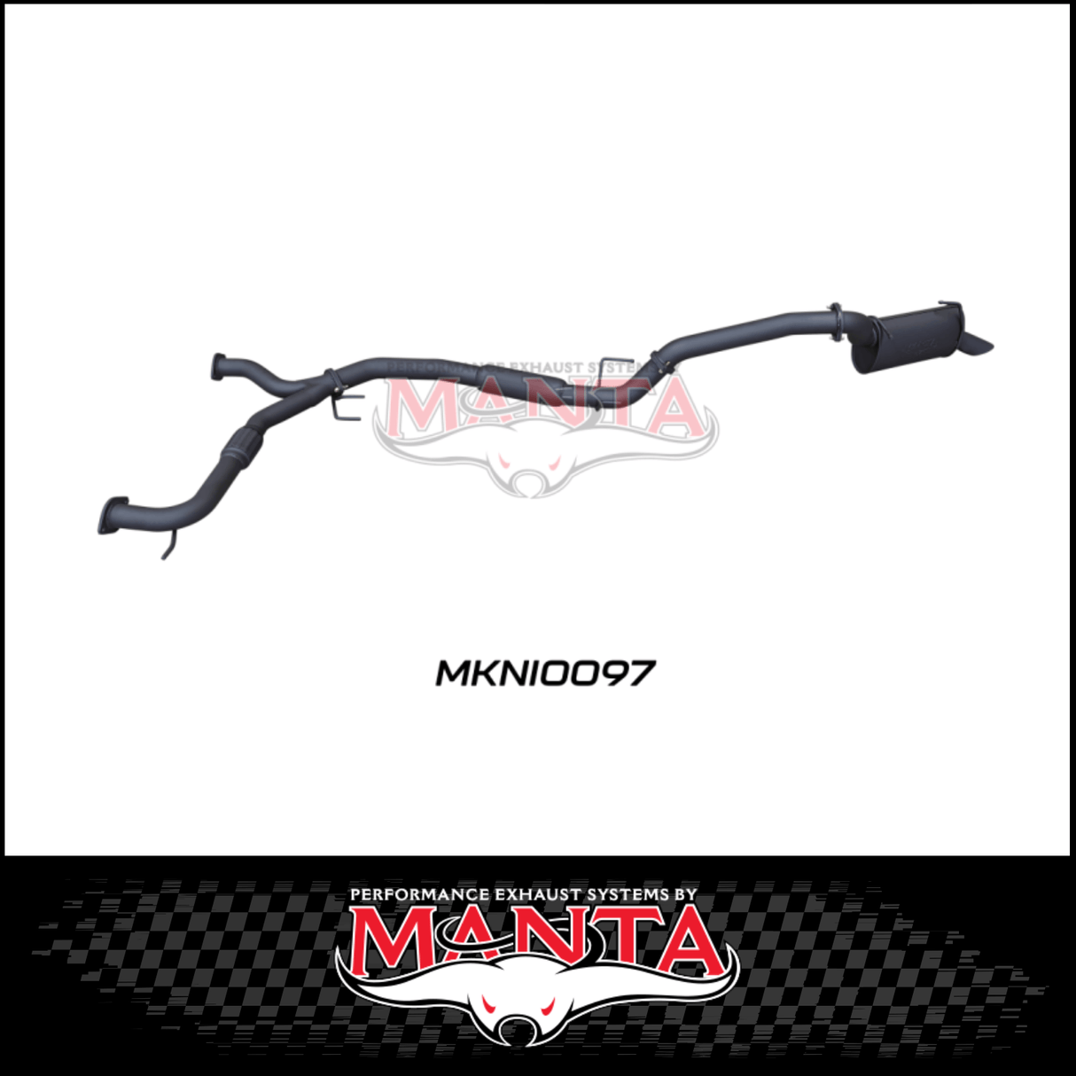 MANTA 3" CAT BACK EXHAUST SYSTEM FITS NISSAN PATROL Y62 5.6L V8 2012-ON