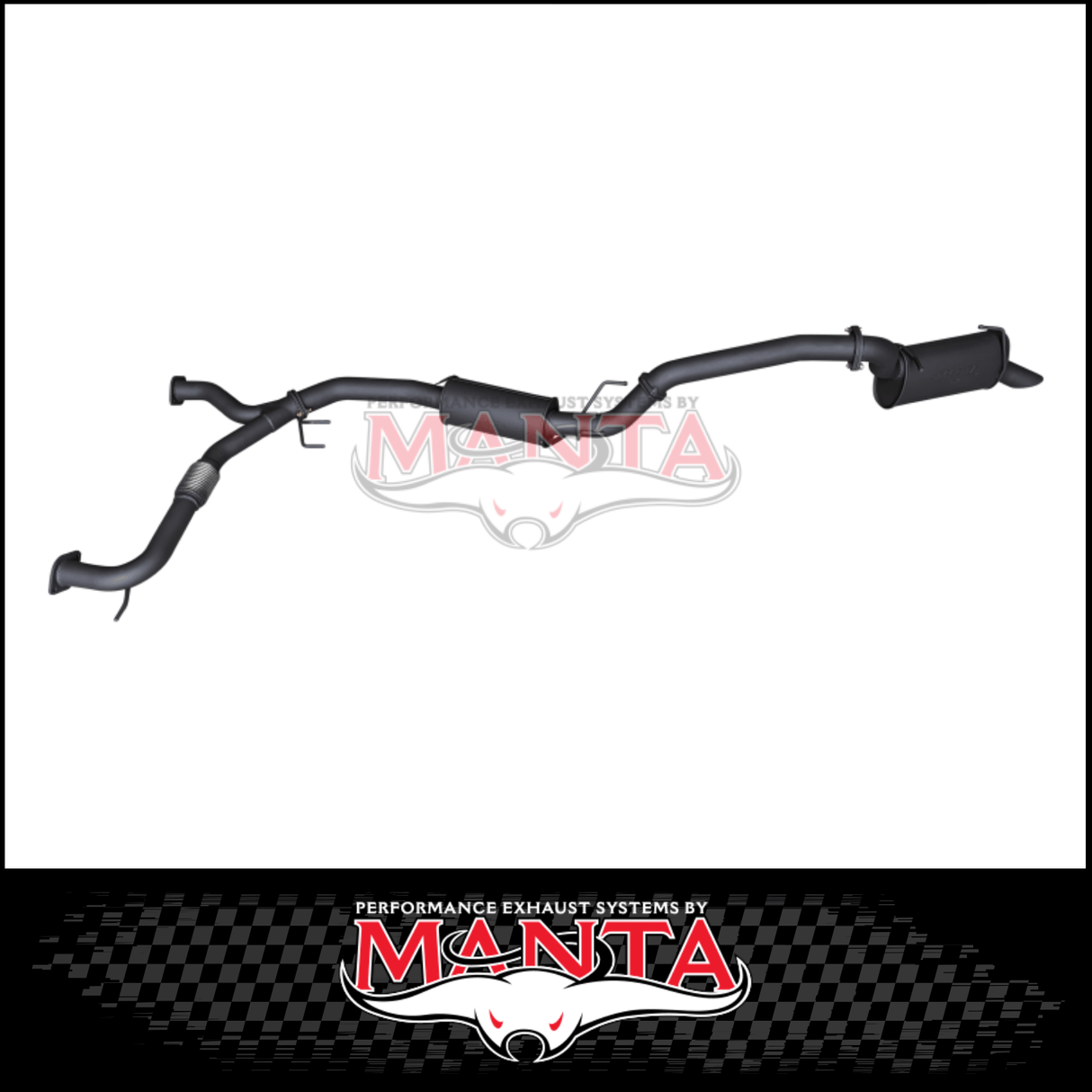 MANTA 3" CAT BACK EXHAUST SYSTEM FITS NISSAN PATROL Y62 5.6L V8 2012-ON