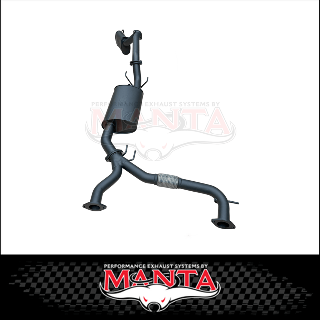 MANTA 3" CAT BACK EXHAUST SYSTEM WITH MUFFLER & BI-MODAL INTEGRATION FITS NISSAN PATROL Y62 WARRIOR 5.6L V8 2023-2026 (MKNI0122)