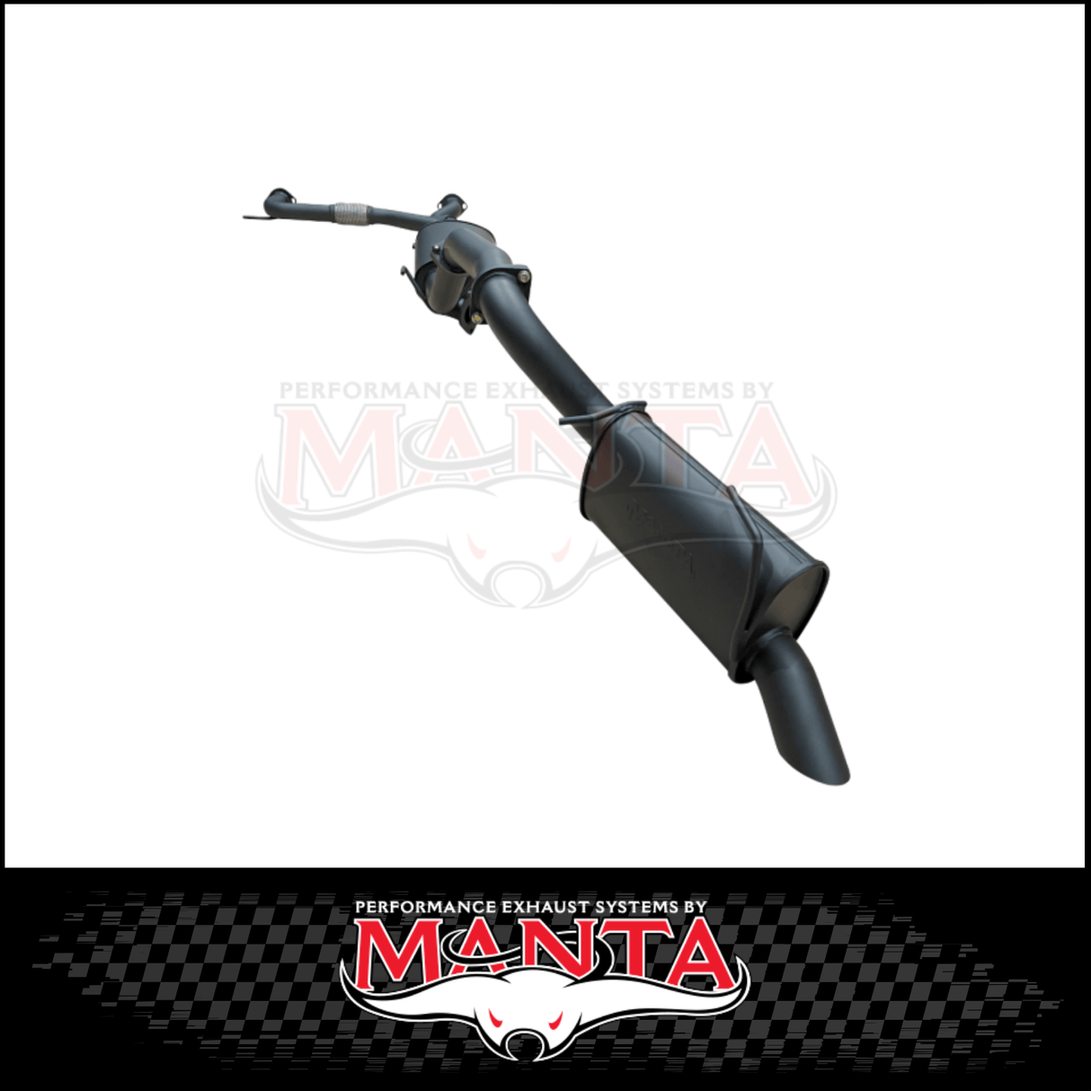 MANTA 3" CAT BACK EXHAUST SYSTEM WITH MUFFLER & BI-MODAL INTEGRATION FITS NISSAN PATROL Y62 WARRIOR 5.6L V8 2023-2026 (MKNI0122)