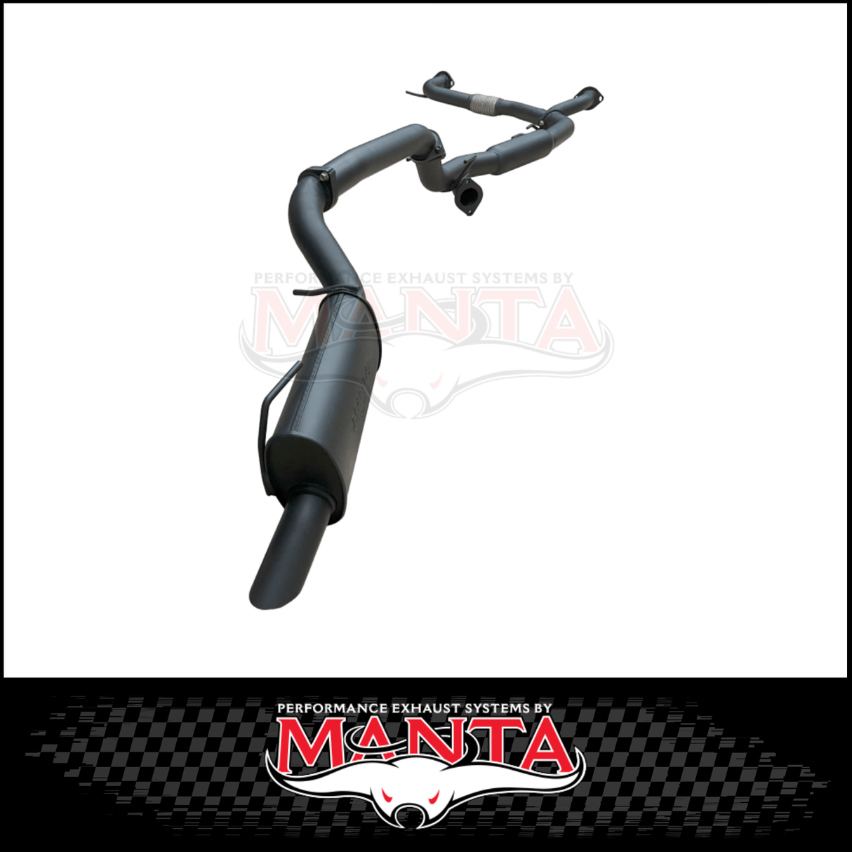 MANTA 3" CAT BACK EXHAUST SYSTEM WITH HOTDOG & BI-MODAL INTEGRATION FITS NISSAN PATROL Y62 WARRIOR 5.6L V8 2023-2026 (MKNI0126)