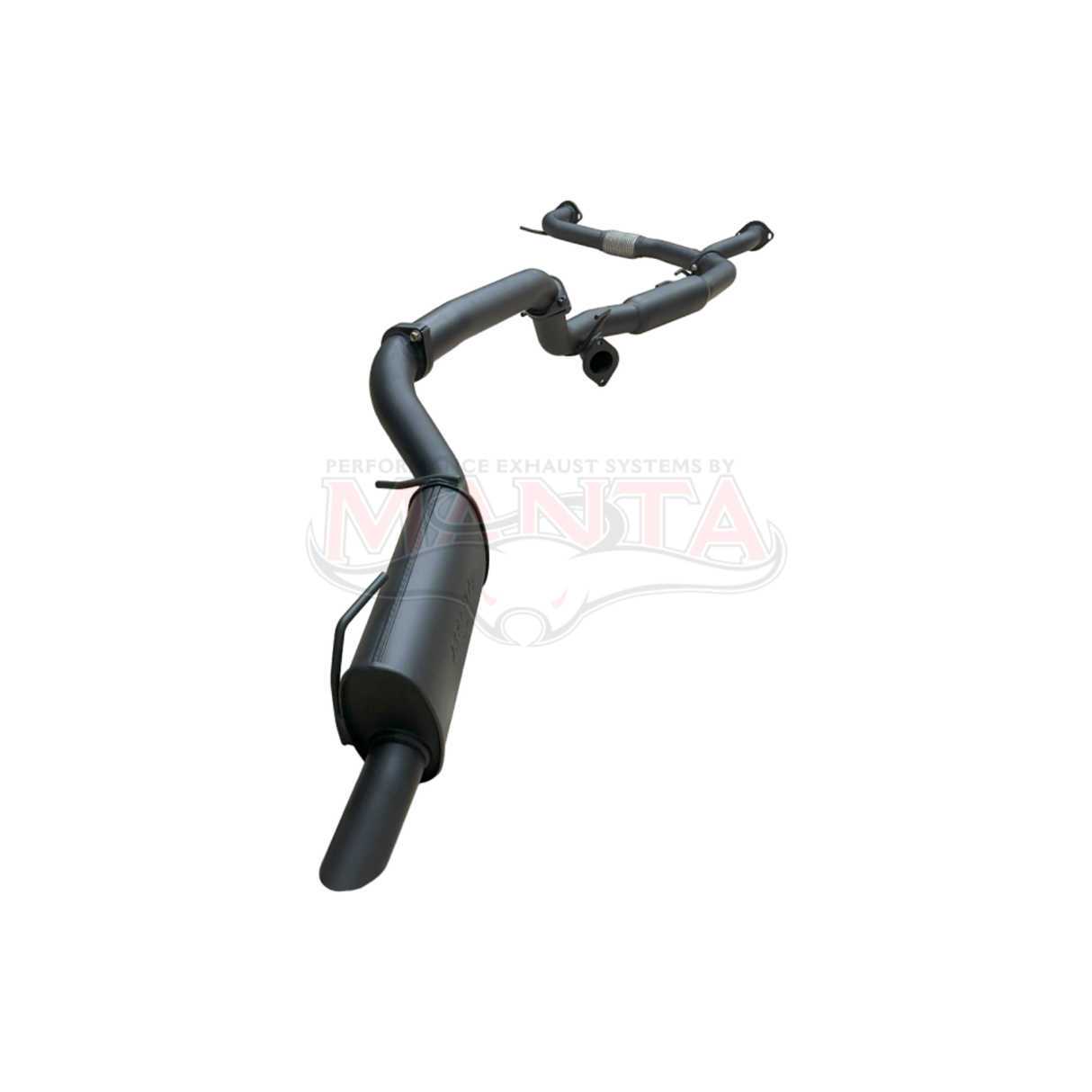 MANTA 3" CAT BACK EXHAUST SYSTEM WITH HOTDOG & BI-MODAL INTEGRATION FITS NISSAN PATROL Y62 WARRIOR 5.6L V8 2023-2026 (MKNI0126)