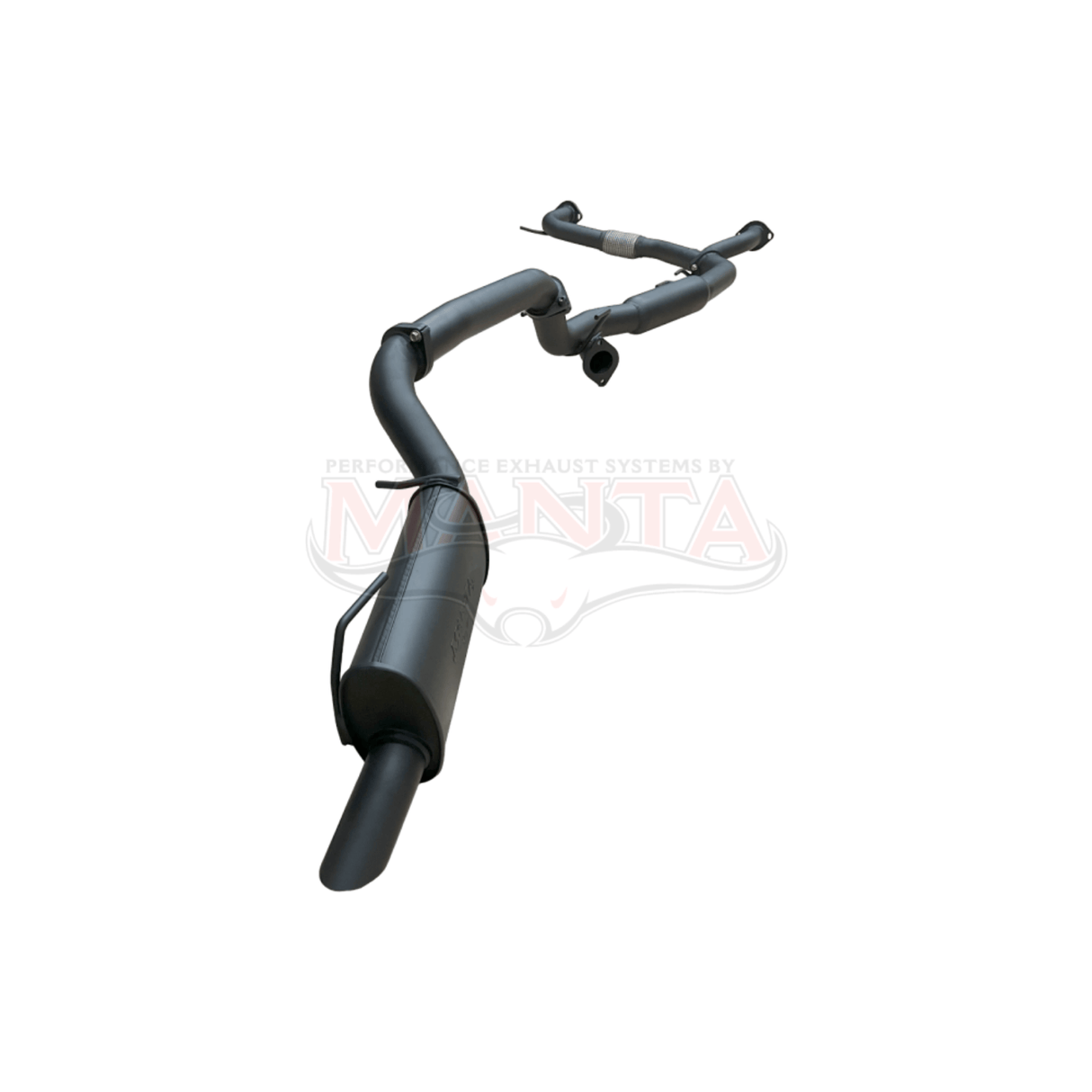 MANTA 3" CAT BACK EXHAUST SYSTEM WITH HOTDOG & BI-MODAL INTEGRATION FITS NISSAN PATROL Y62 WARRIOR 5.6L V8 2023-2026 (MKNI0126)