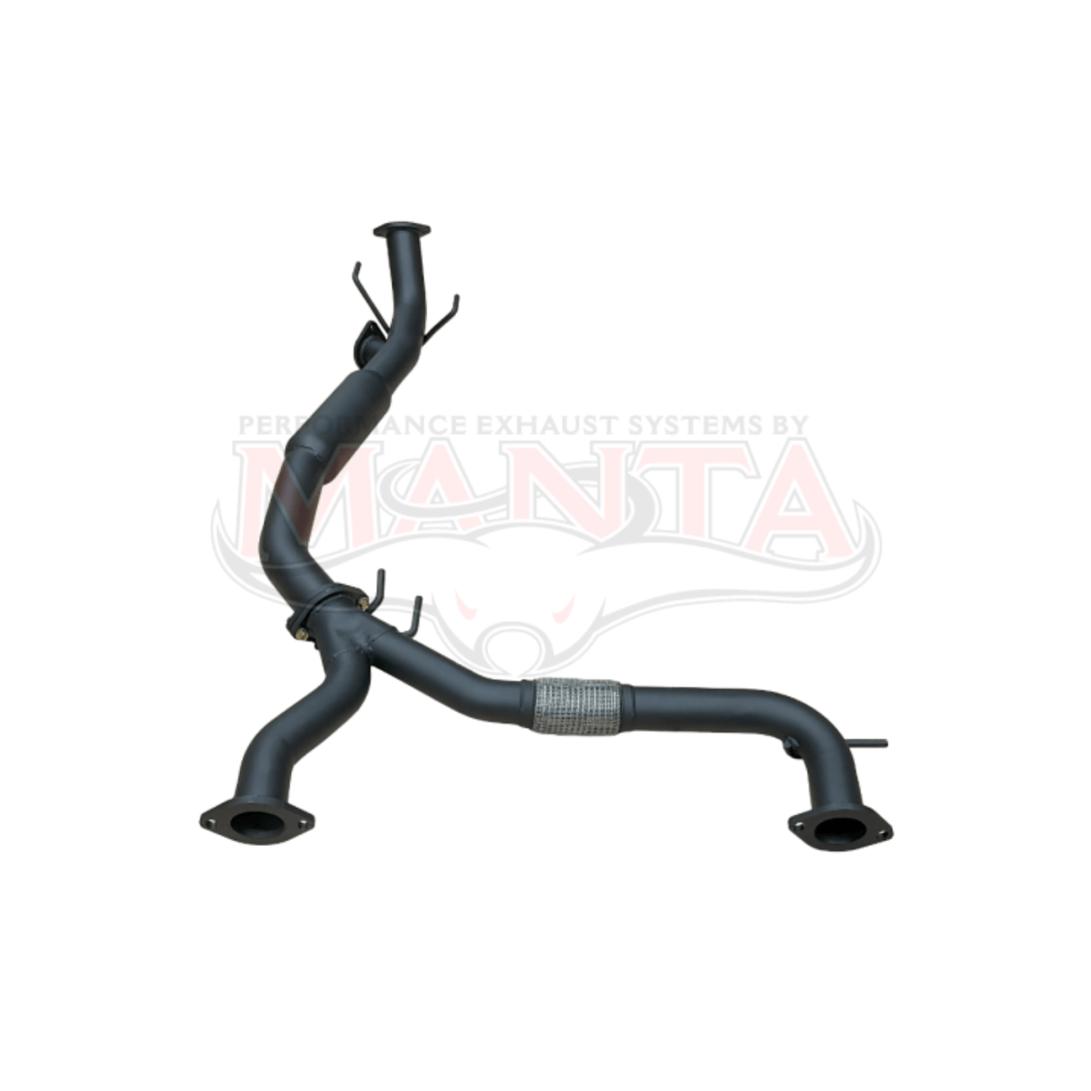 MANTA 3" MID SECTION WITH HOTDOG & BI-MODAL INTEGRATION FITS NISSAN PATROL Y62 WARRIOR 5.6L V8 2023-2026 (MKNI0127)