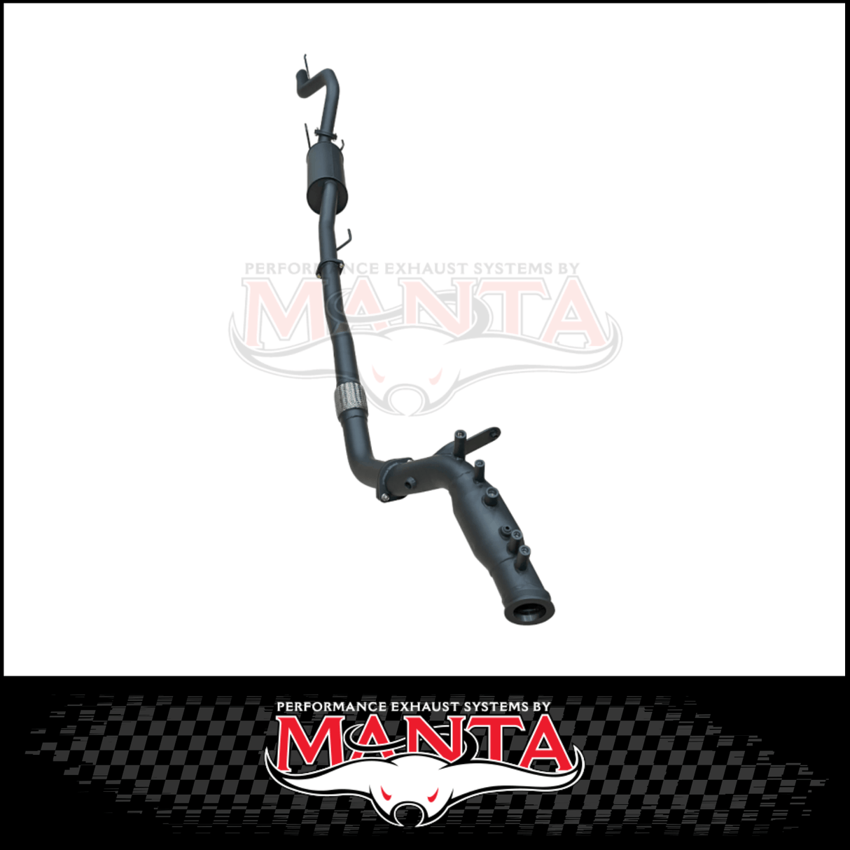 MANTA 3" TURBO BACK EXHAUST SYSTEM (DPF DELETE) FITS TOYOTA FORTUNER GUN156R 2.8L 1GD-FTV 11/2015-ON - CAT/MUFFLER (MKTY0211)
