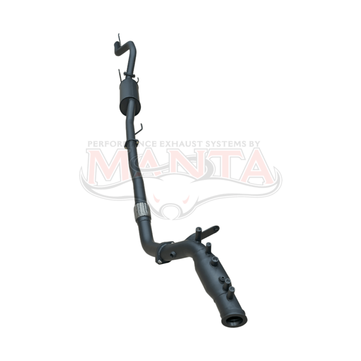 MANTA 3" TURBO BACK EXHAUST SYSTEM (DPF DELETE) FITS TOYOTA FORTUNER GUN156R 2.8L 1GD-FTV 11/2015-ON - CAT/MUFFLER (MKTY0211)