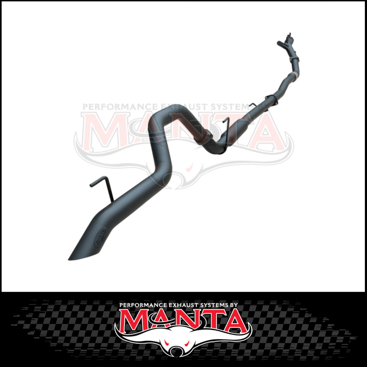 MANTA 3" TURBO BACK EXHAUST SYSTEM (DPF DELETE) FITS TOYOTA FORTUNER GUN156R 2.8L 1GD-FTV 11/2015-ON - CAT/HOTDOG (MKTY0212)