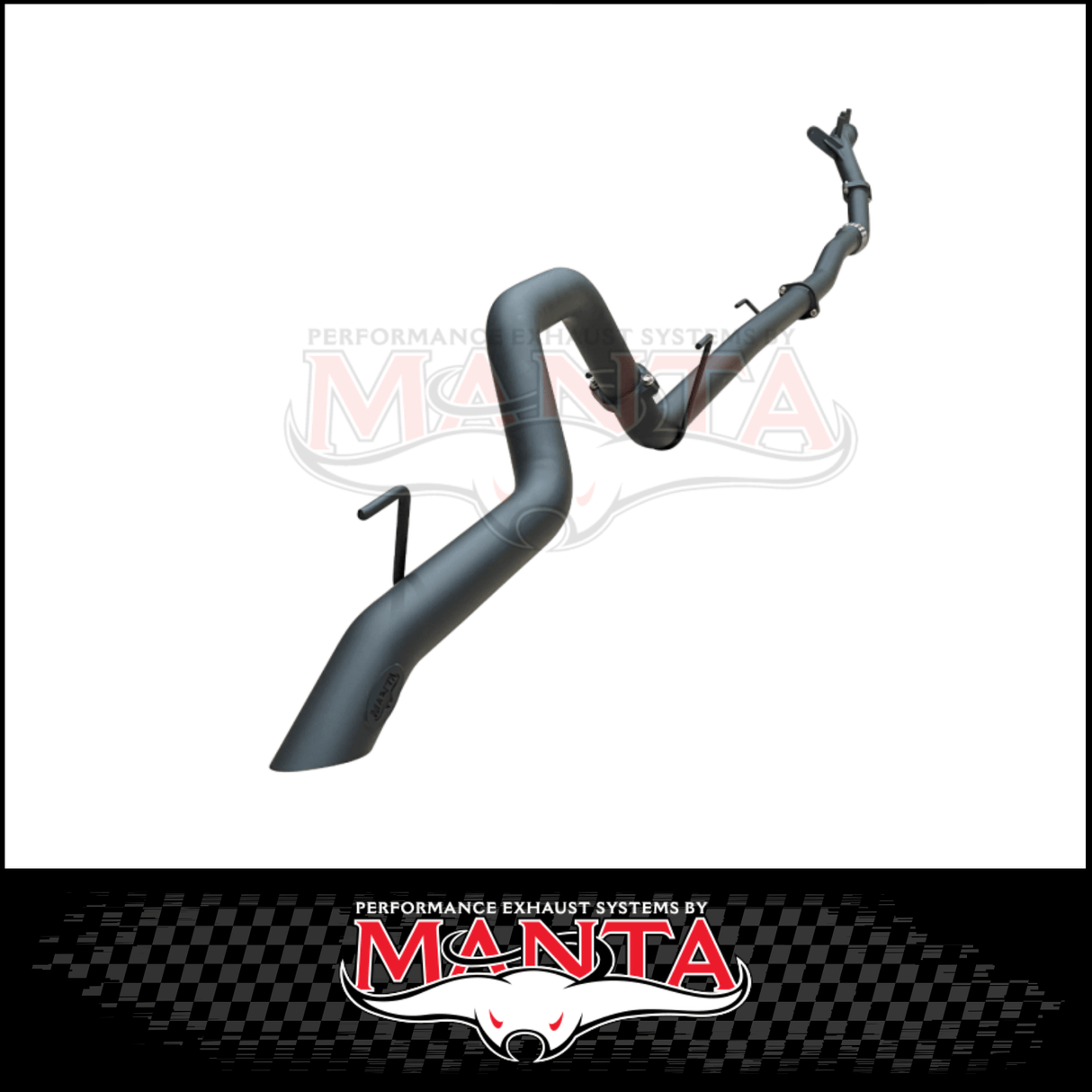 MANTA 3" TURBO BACK EXHAUST SYSTEM (DPF DELETE) FITS TOYOTA FORTUNER GUN156R 2.8L 1GD-FTV 11/2015-ON - CAT/PIPE ONLY (MKTY0213)